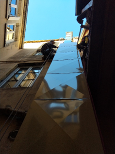 Conduit extérieur d'extraction de hotte profresisonnelle