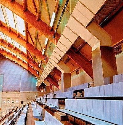 Installation d'équipements de ventilation dans le gymnase de La Duchère - Lyon