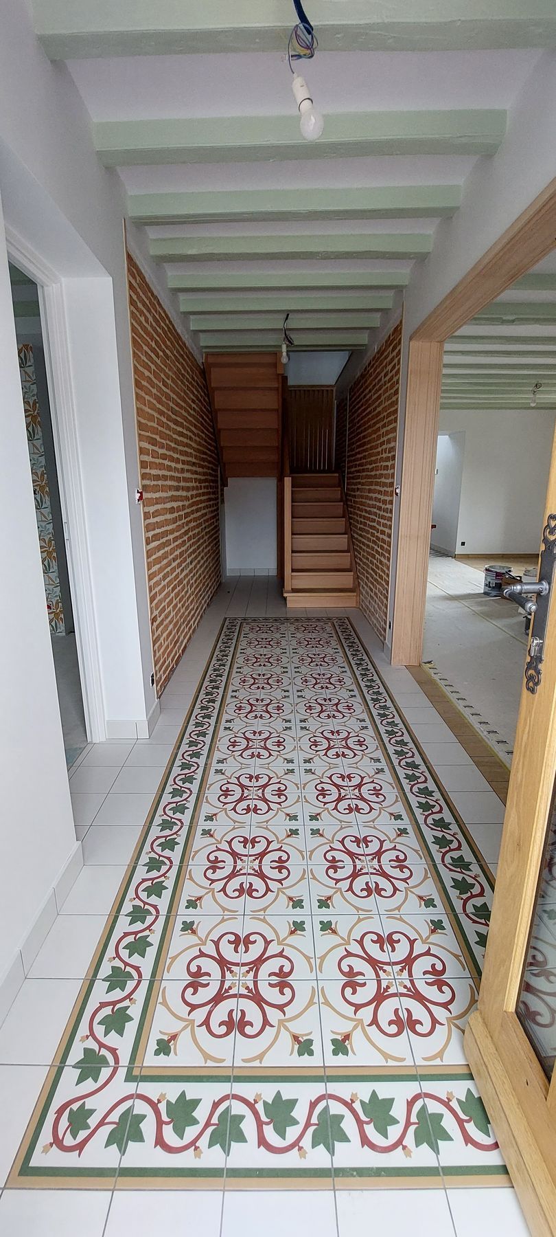 Rénovation de l'entrée de la maison