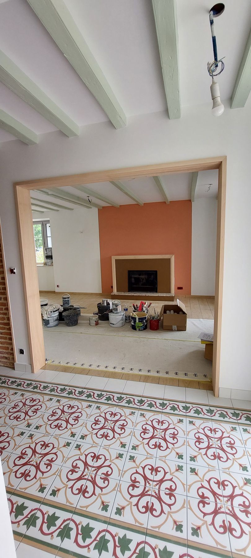 Rénovation de l'intérieur d'un salon