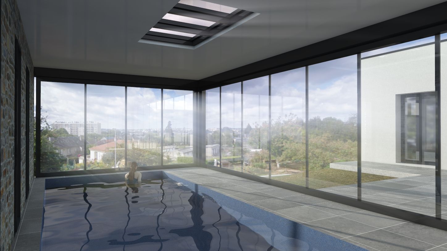 Modélisation 3D d'une piscine en 3D