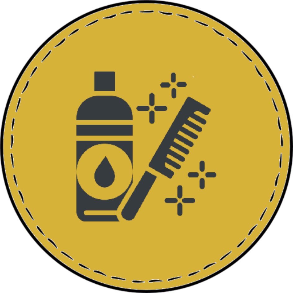 Haarpflegeprodukte-Symbol