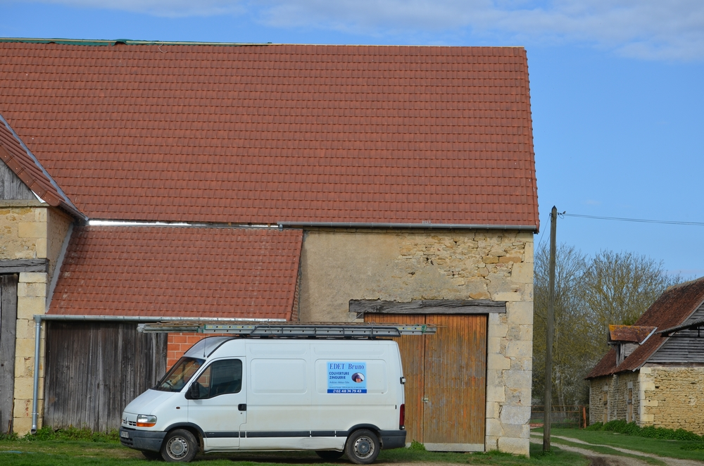 Couverture toit près de Bourges