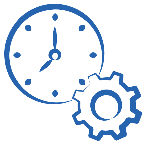 Horloge et engrenage.