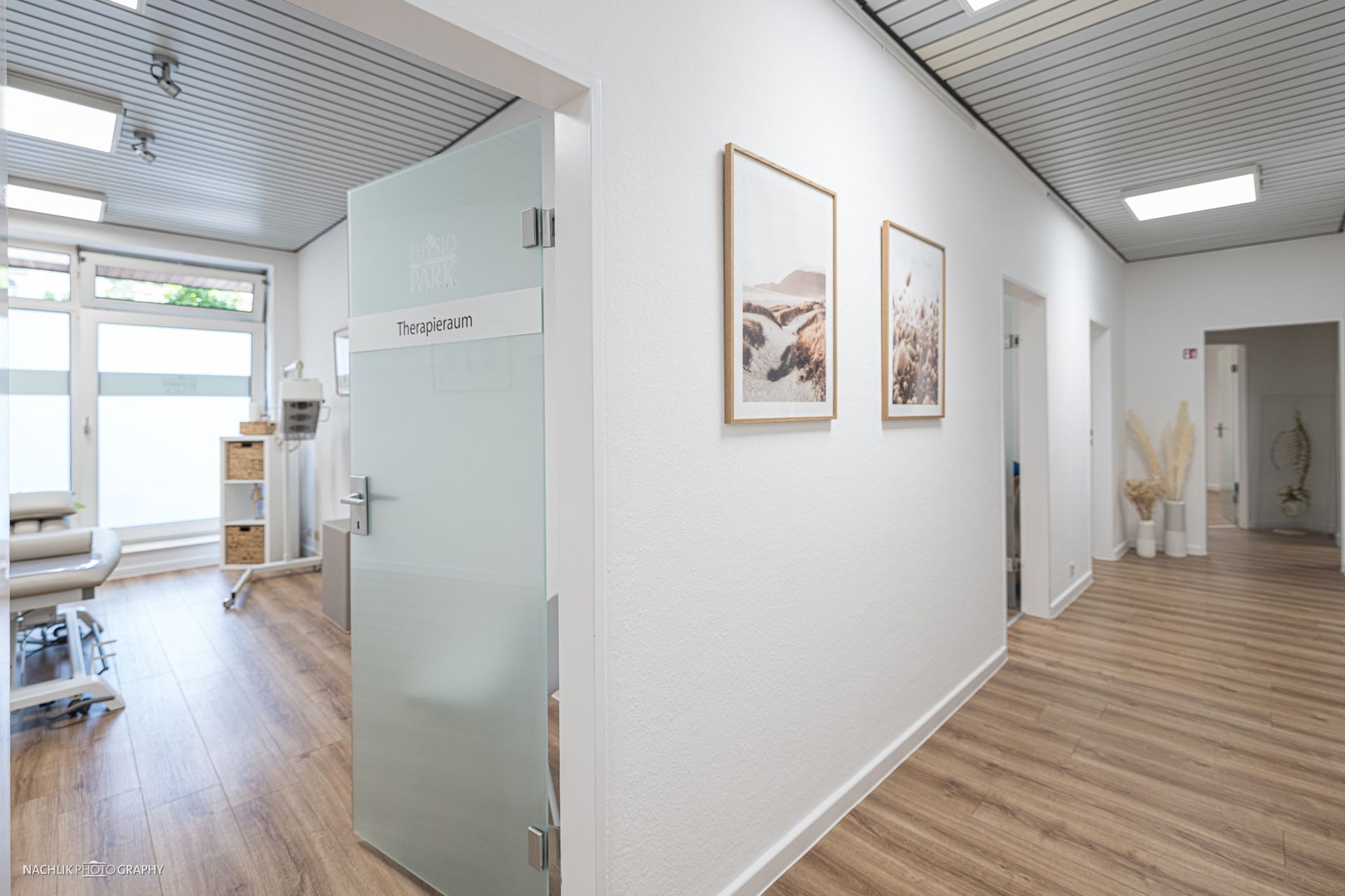Eingang zu einem Behandlungsraum