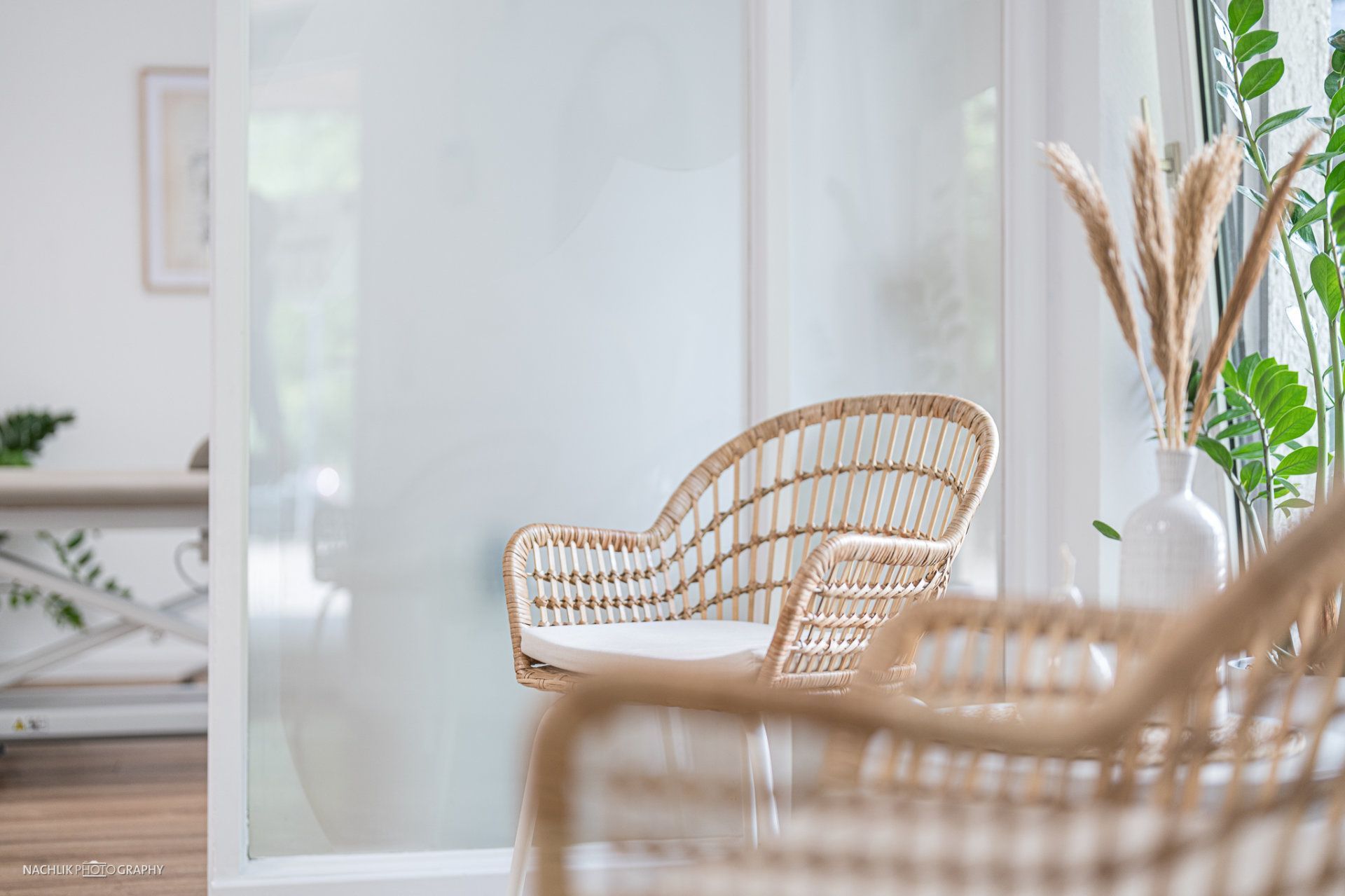 Stuhl im Wartezimmer