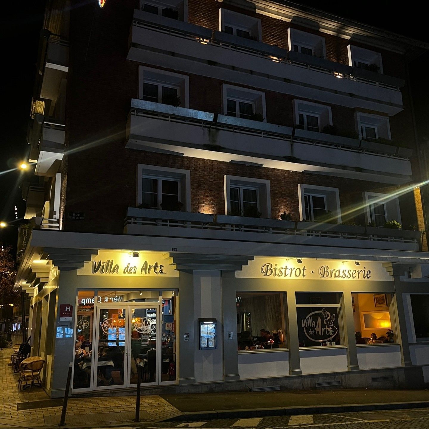 Devanture du restaurant