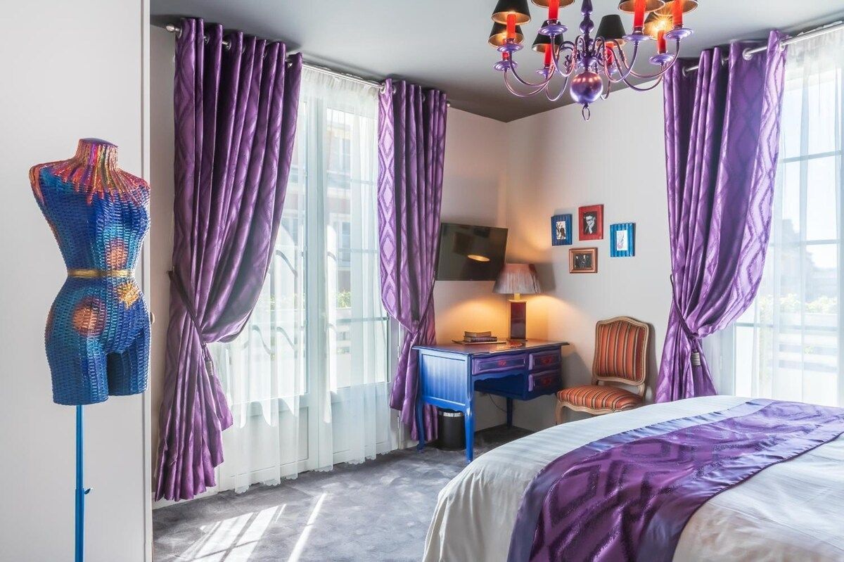 Chambre violette