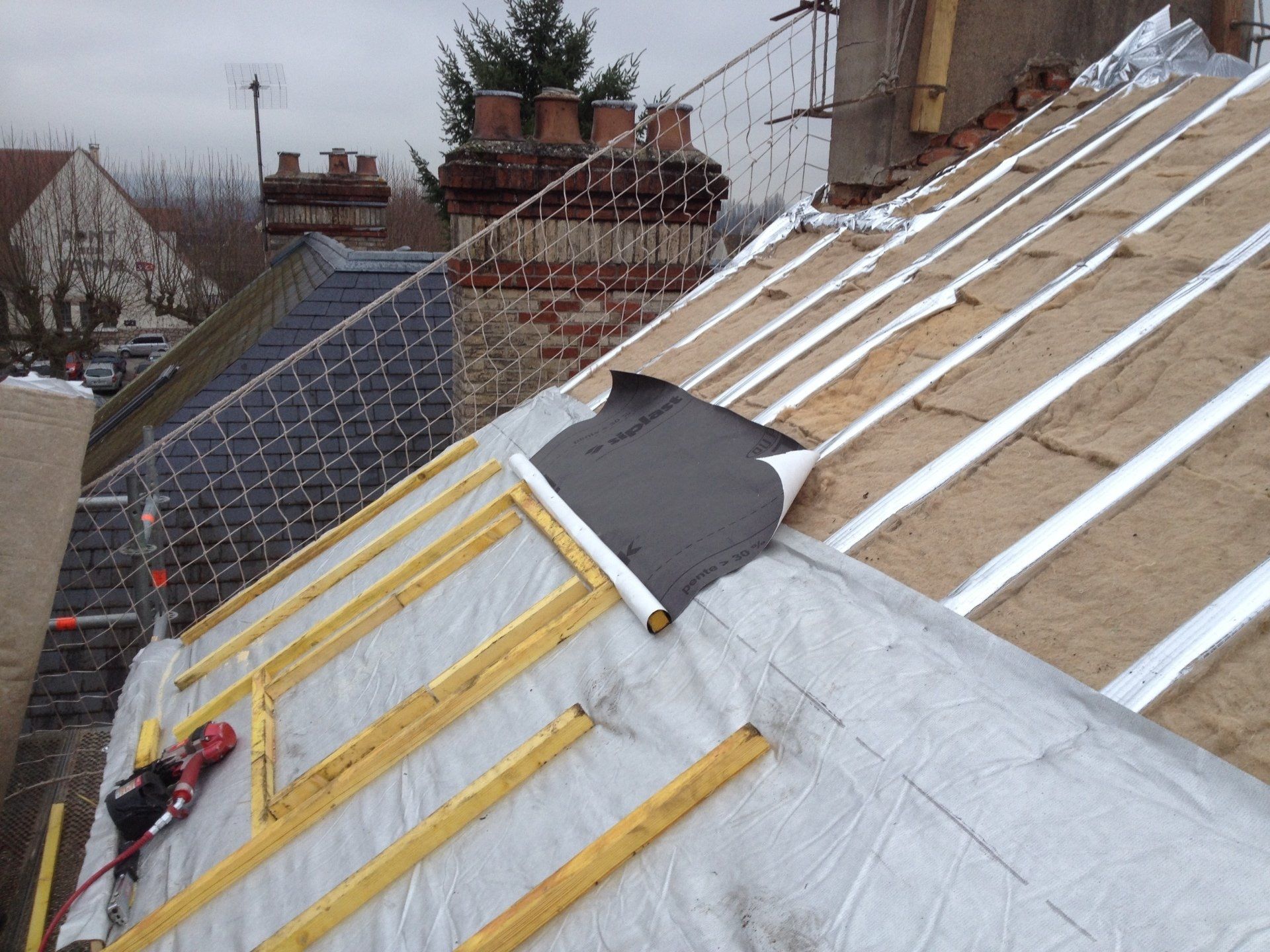 Isolation de couverture