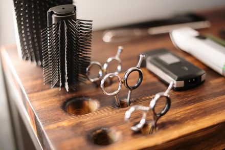 Friseur Utensilien