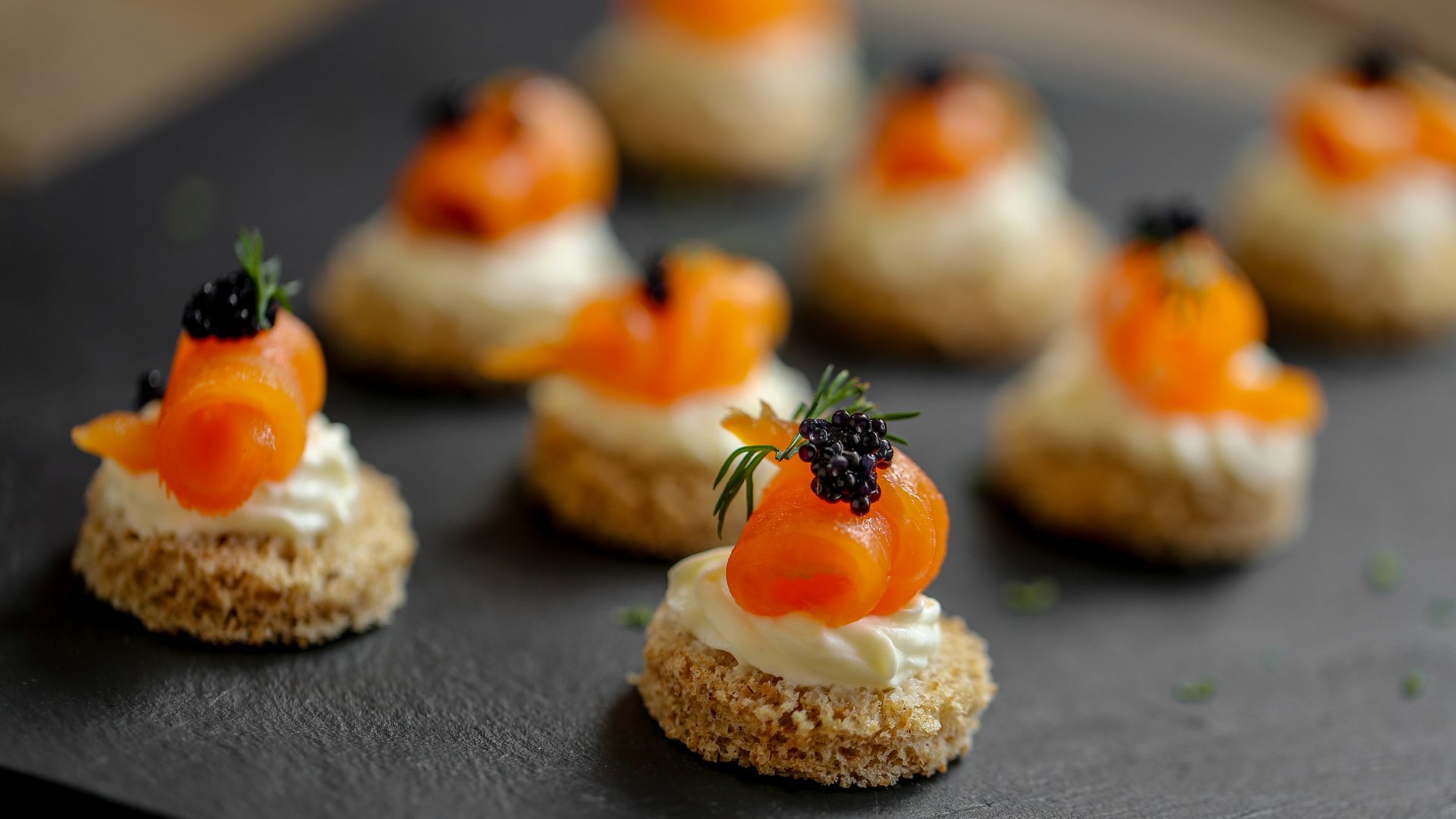 Petites mignardises salées