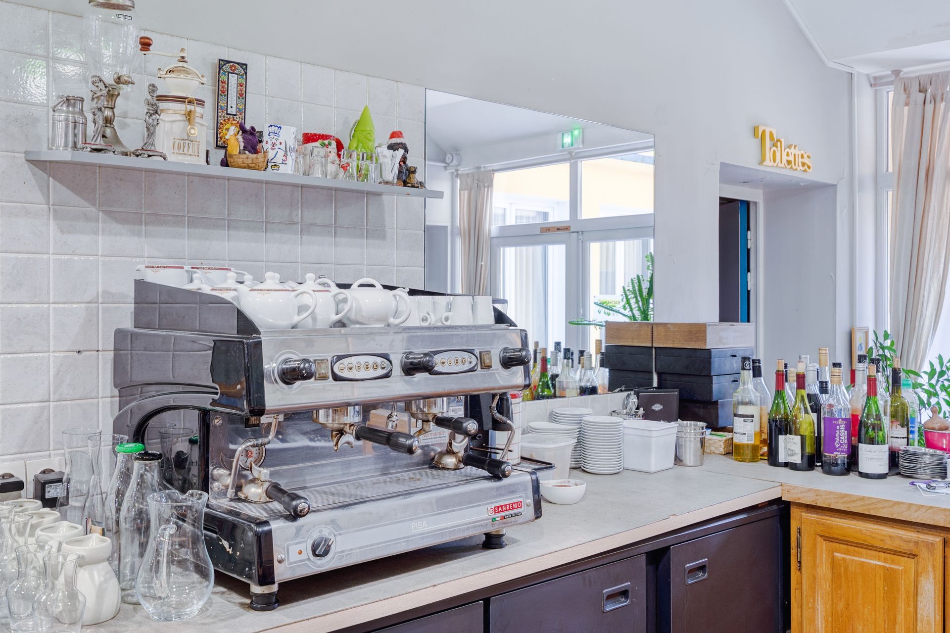 Espace bar et café de l'hôtel