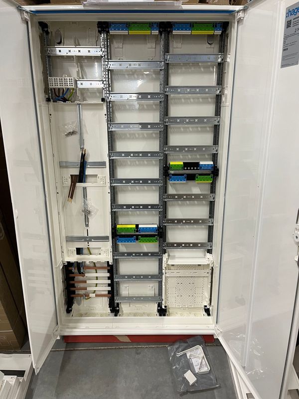 Zählerschrank einer Elektroanlage in Rostock