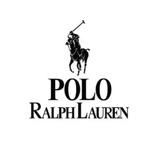 Un logotipo en blanco y negro para Polo Ralph Lauren.