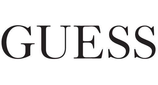 Un logotipo en blanco y negro para adivinar sobre un fondo blanco.