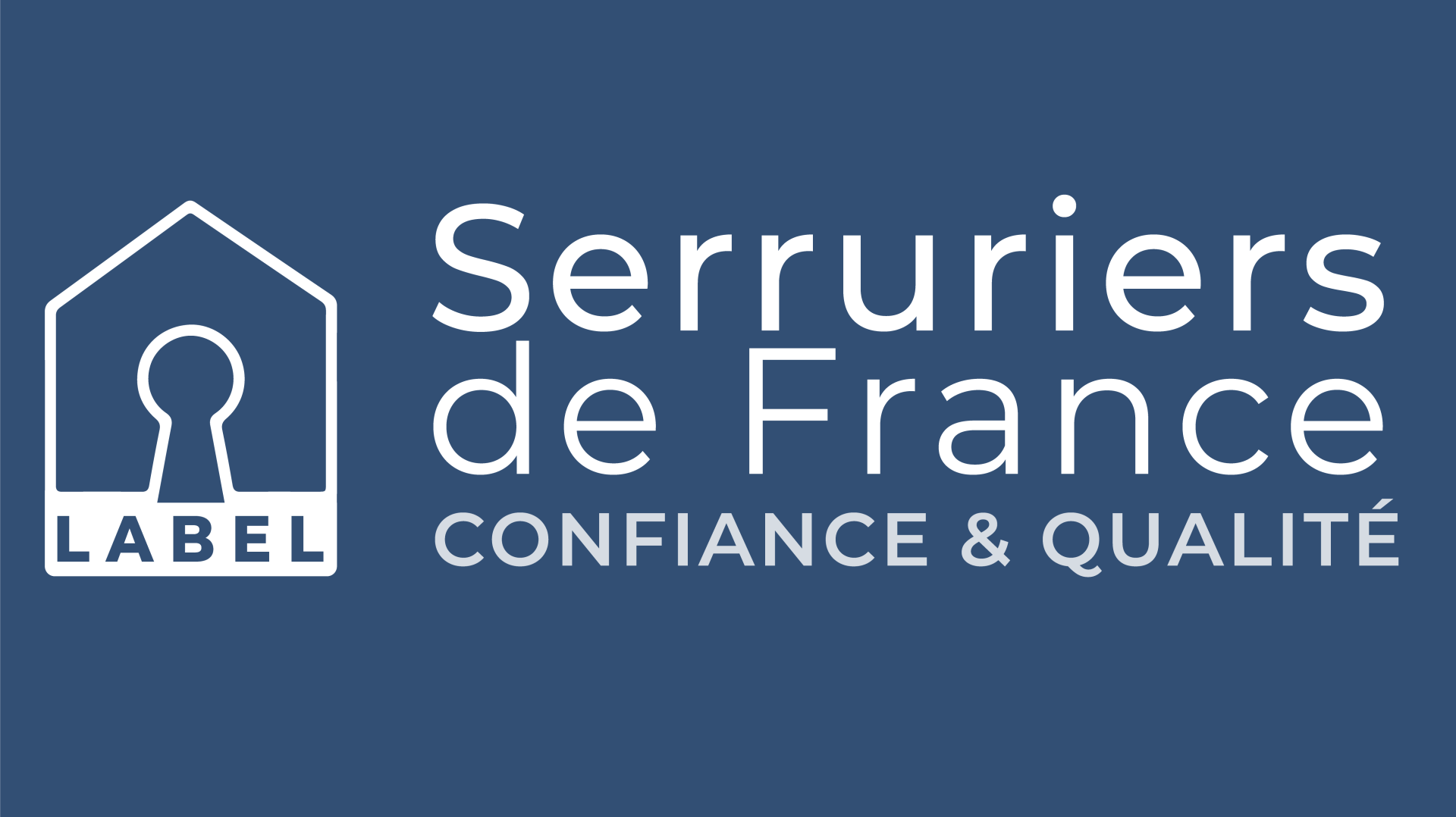 Logo du label Serruriers de France.