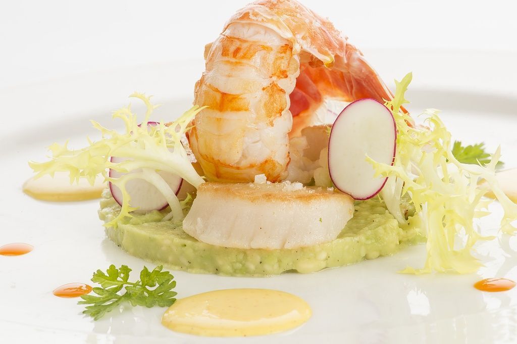 Südafrikanischer Scampi & Jakobsmuscheln - Restaurant Sonnenhof