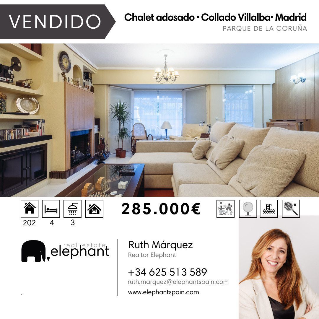 Una foto de una sala de estar con un precio de 285.000 euros.