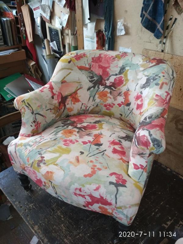 Fauteuil fleurs