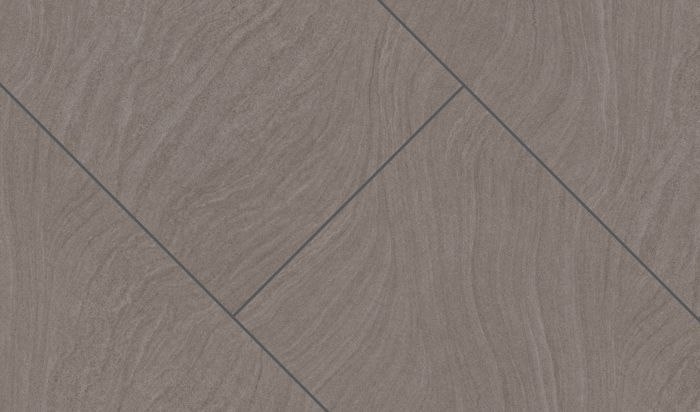 Eine Nahaufnahme eines Holzbodens mit einem diagonalen Muster.