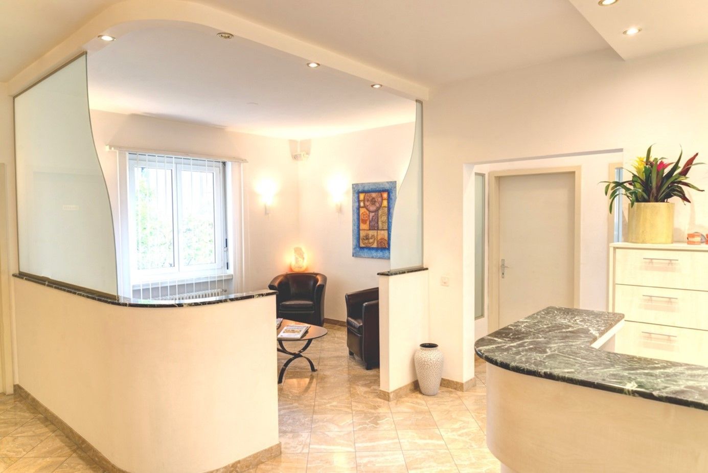 Sala attesa - Studio Dentistico Dottor Coler Lugano