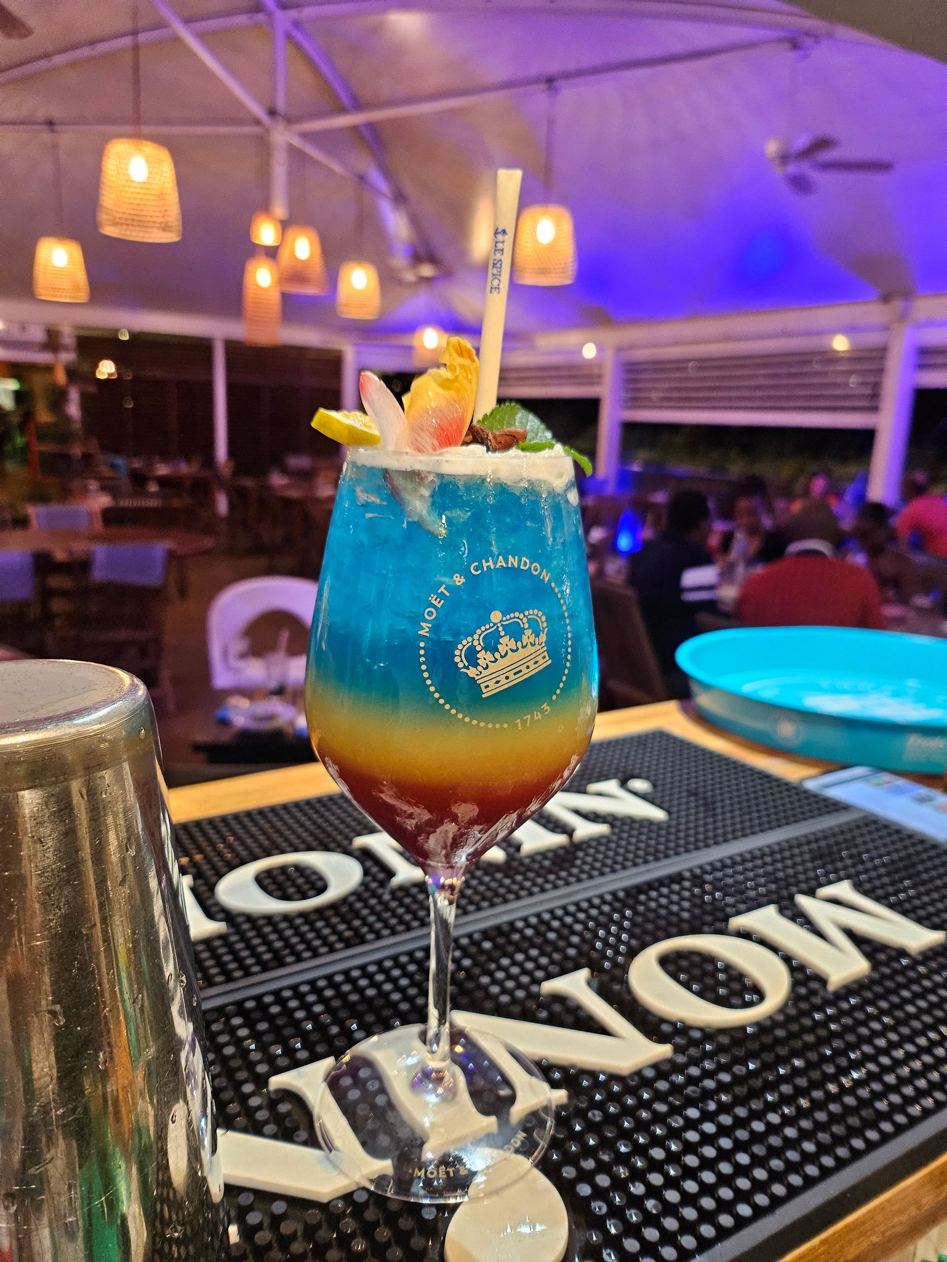 Cocktail arc-en-ciel.