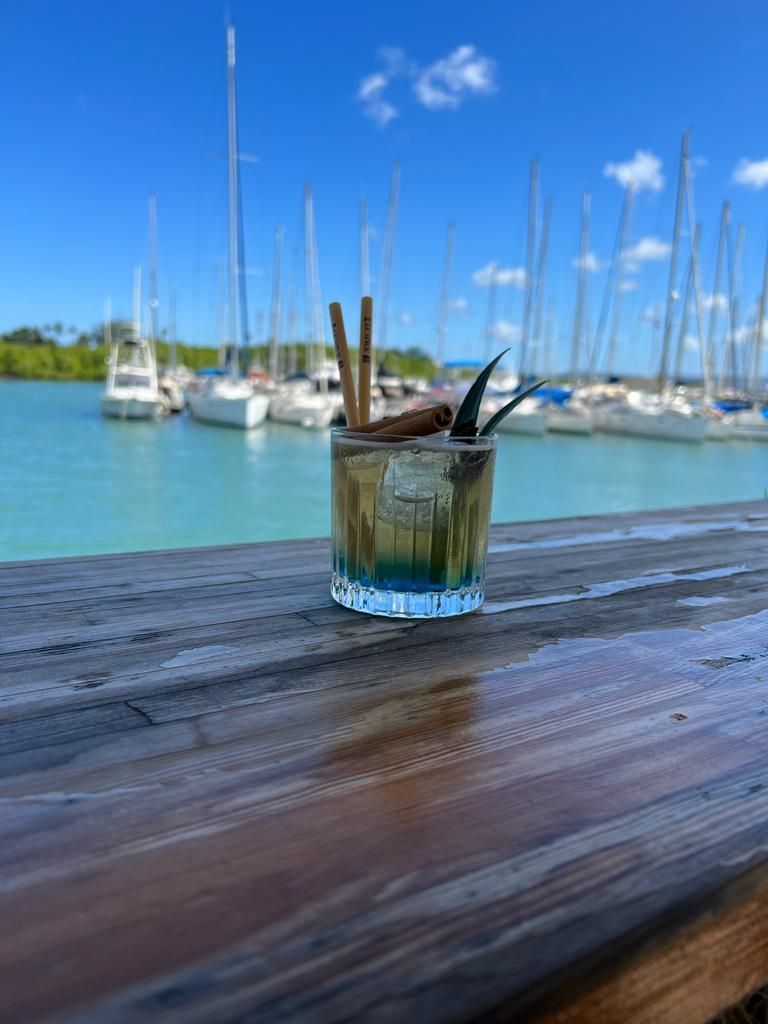Cocktail au rhum.