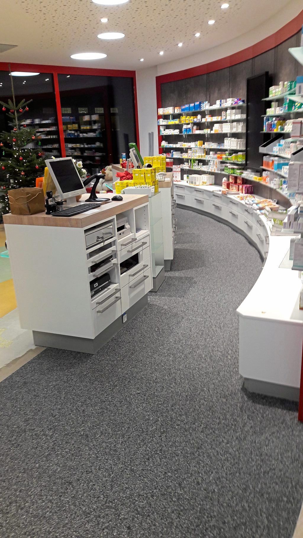 Teppichboden Apotheke