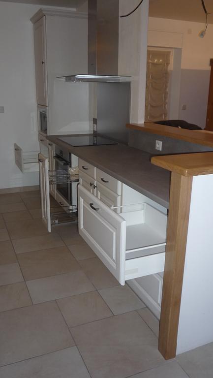 Bar cuisine avec rangement