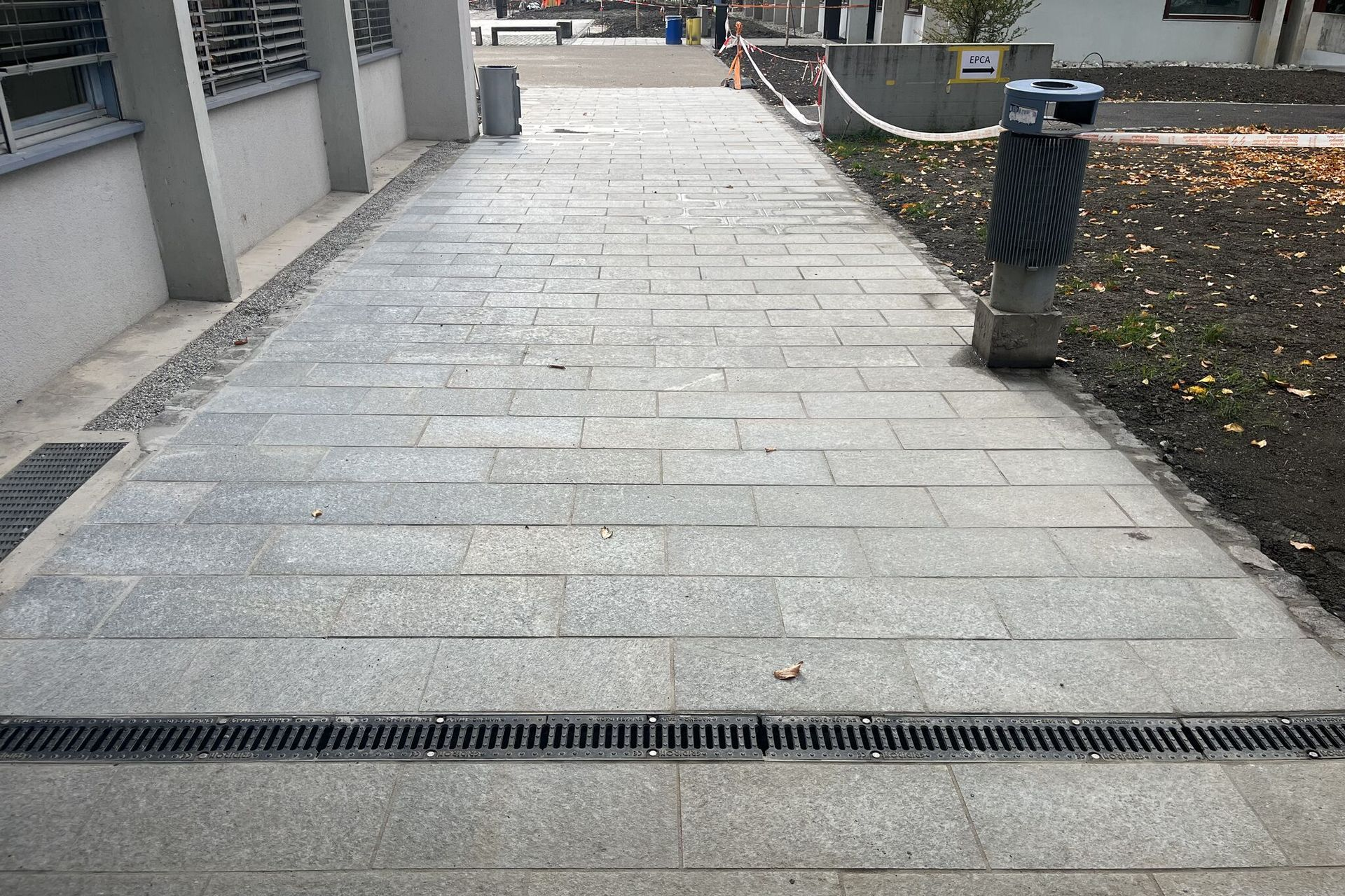 sol pavé de rue