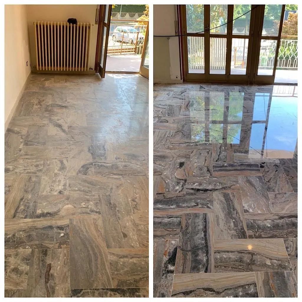 Lucidatura pavimento marmo - Best Clean Sagl