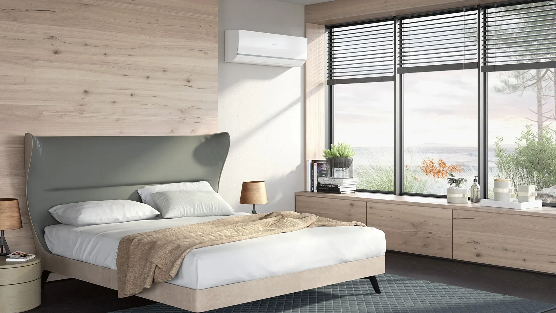 e-Systeme AG - Klimananlage im Schlafzimmer