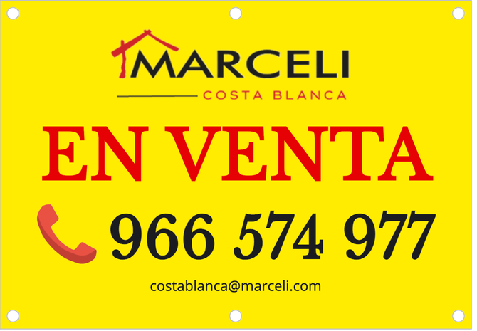 Un cartel amarillo que dice