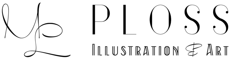 Logo für „Ploss Illustration & Art“.