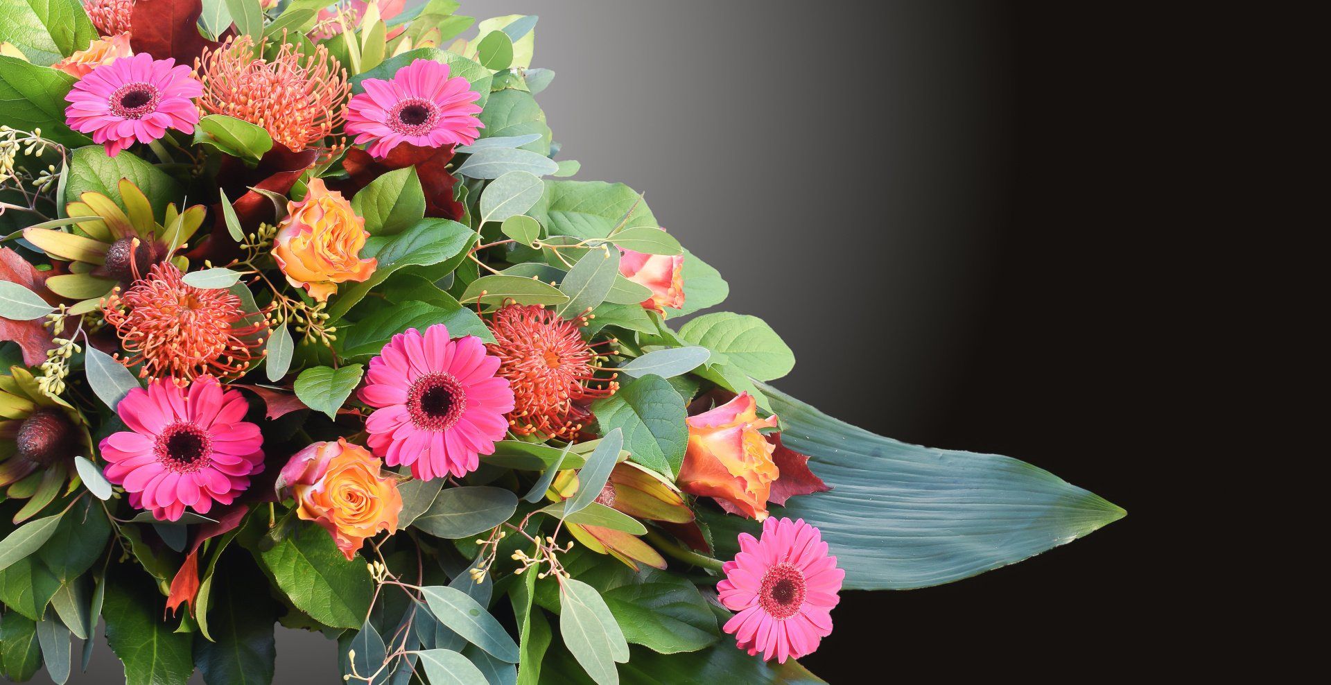 Bouquet de fleurs multicolore