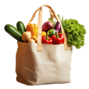 Panier avec des légumes