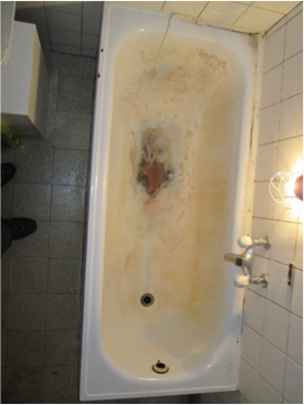 NBB Sanitaires SA - Réémaillage de baignoire vue Avant