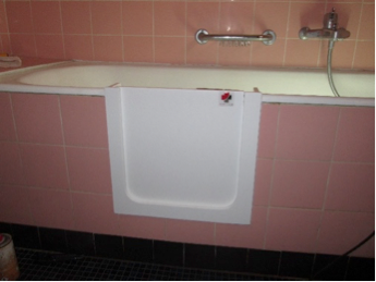 NBB Sanitaires SA- Adaptation baignoire avec porte vue Après