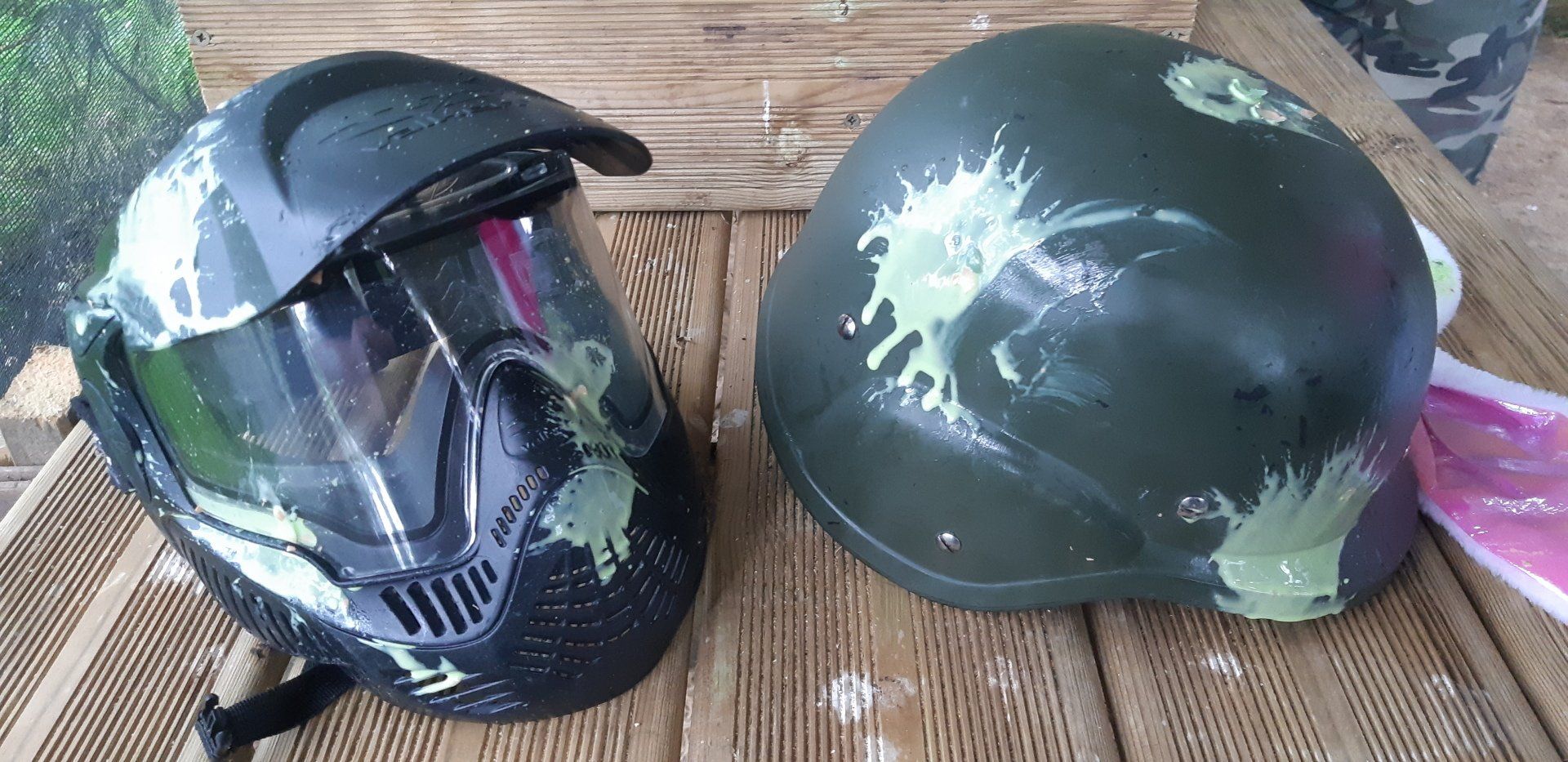 Casques de paintball