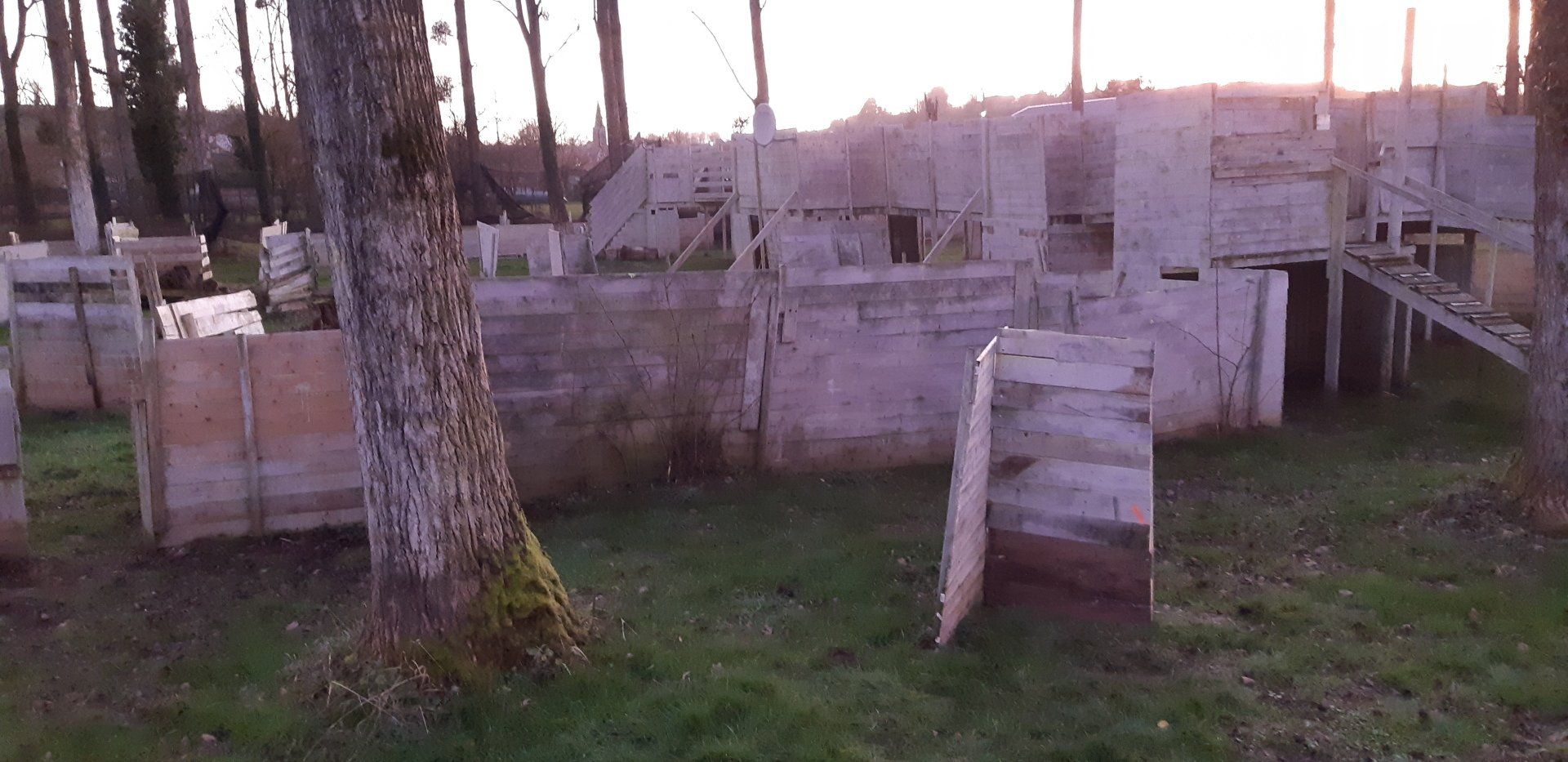 Installation paintball