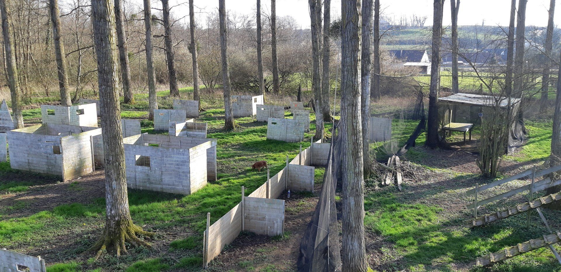 Vue hauteur du complexe