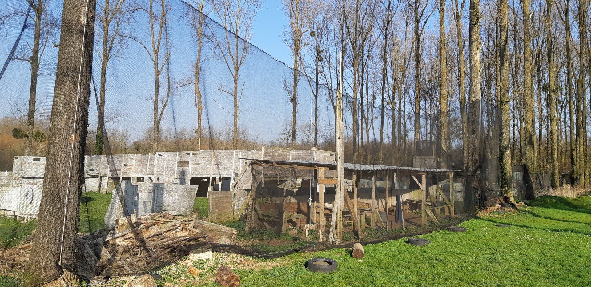 Baraquement paintball