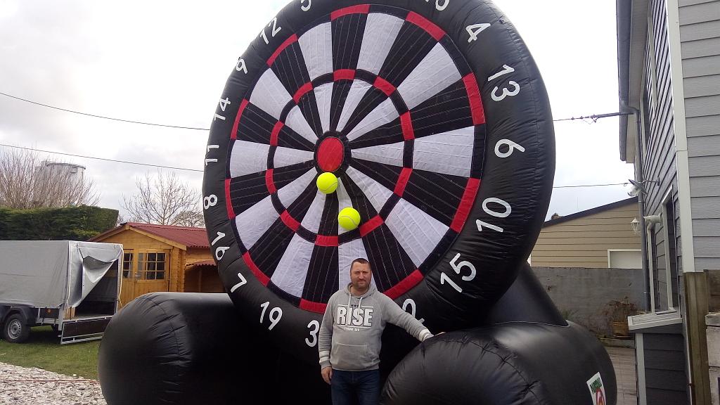 Cible gonflable géante