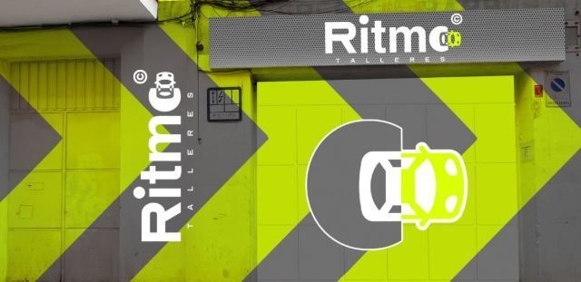 Letrero de un taller de reparación de automóviles 