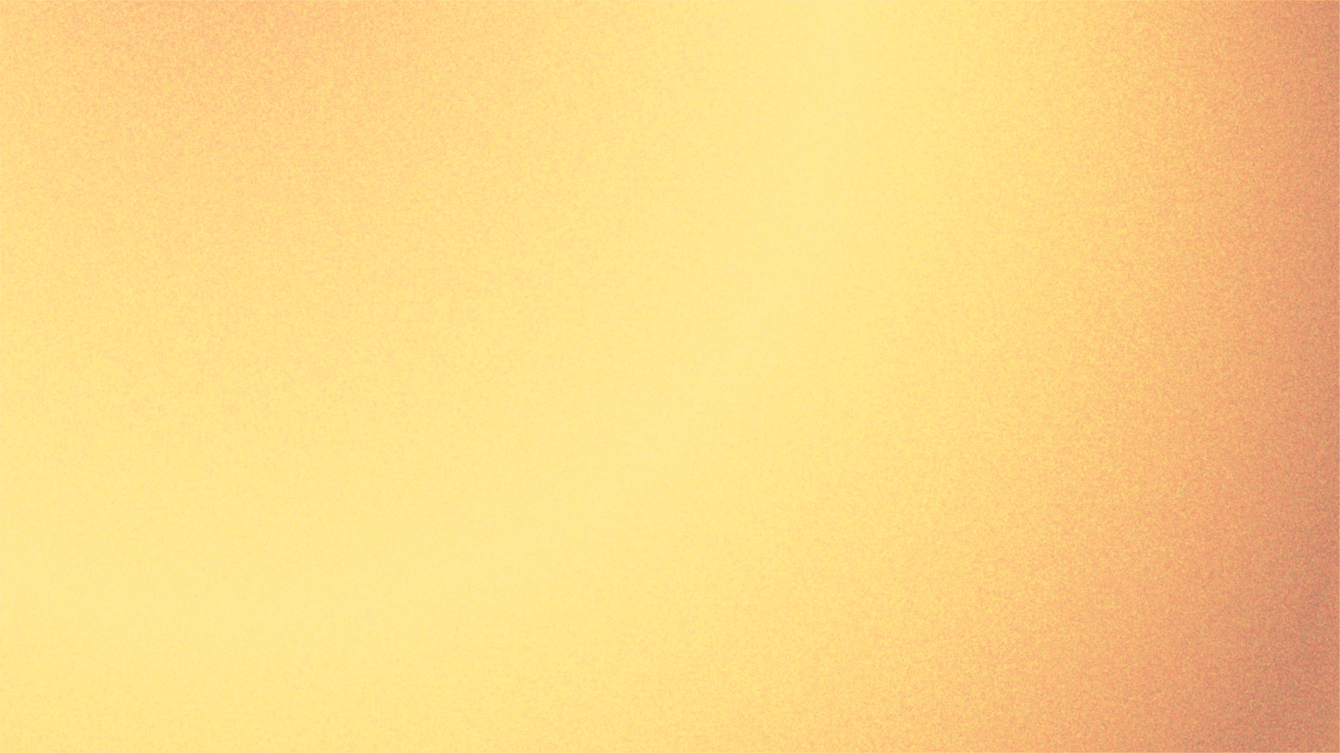 Un dégradé doux et abstrait passant d'un jaune pâle à gauche à un orange chaud, tirant sur le pêche, à droite.