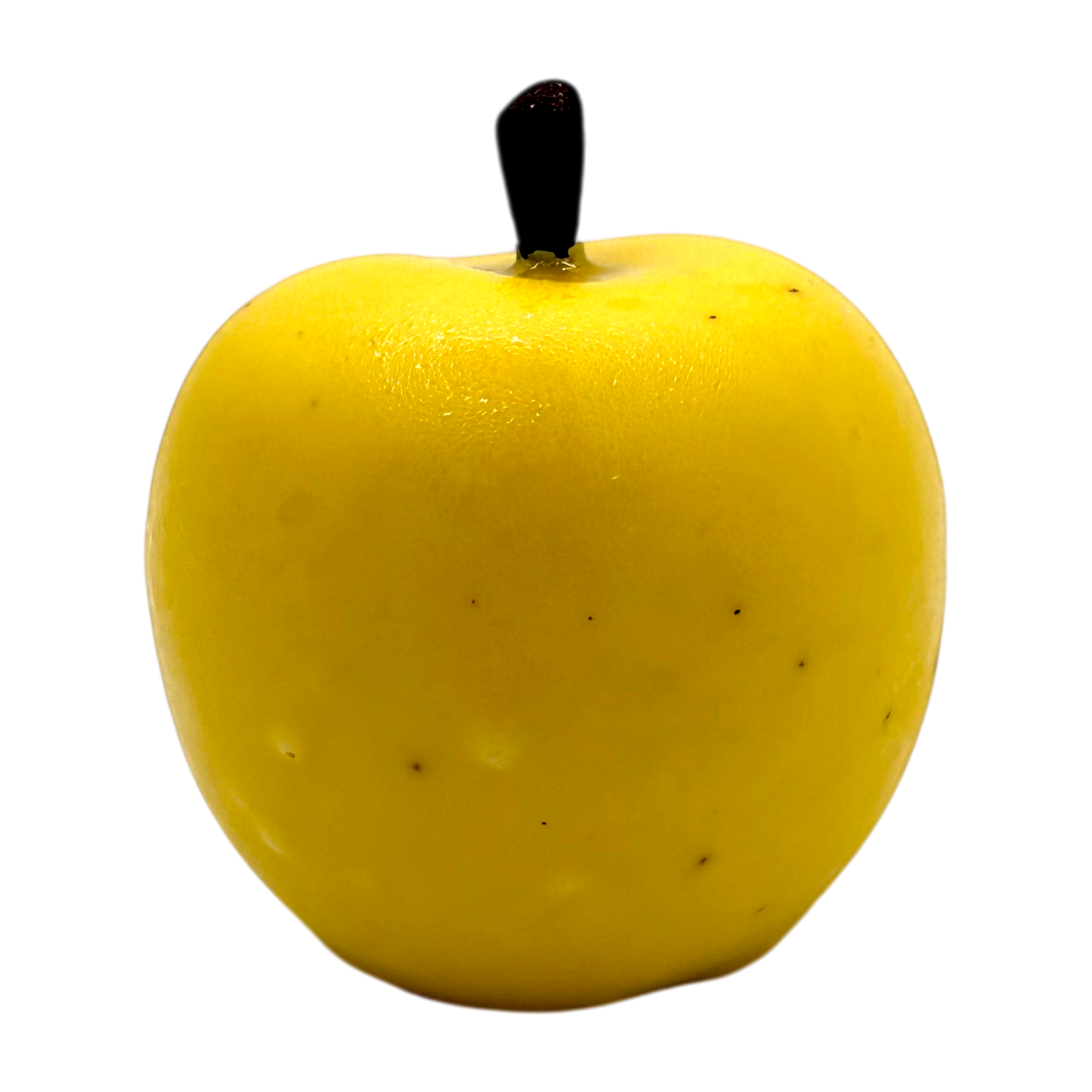 Une pomme en trompe-l'œil.