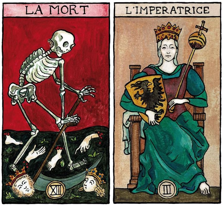 Cartes Jeu de tarot Marseille Waite