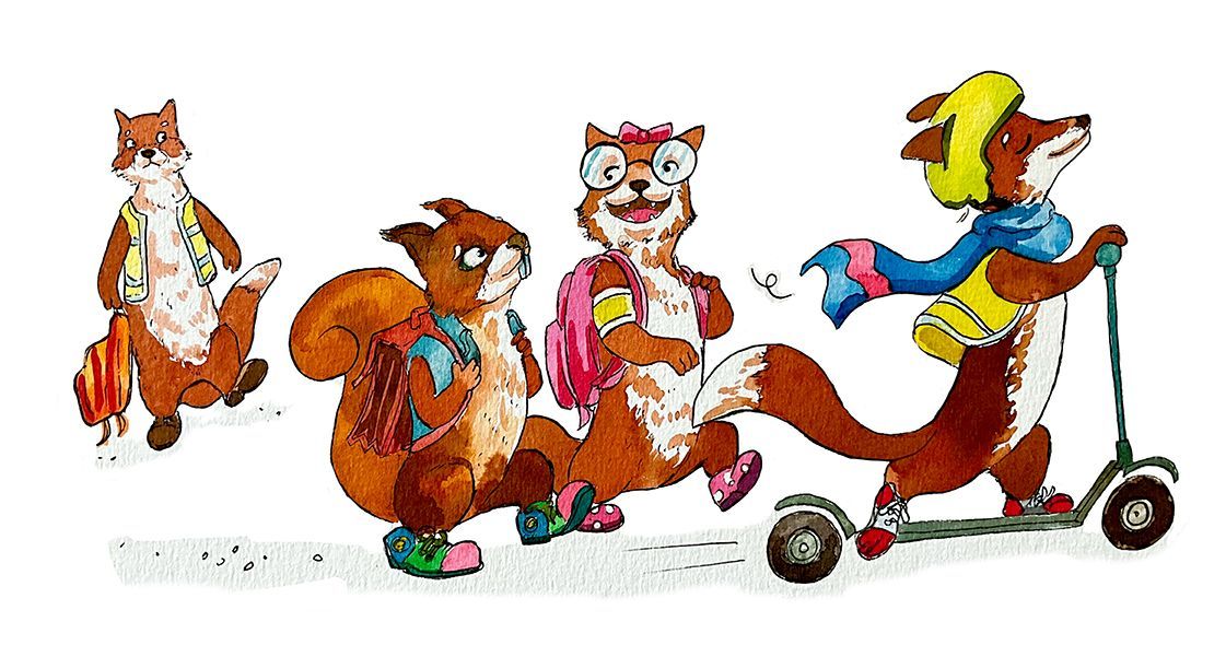 Illustrations pour la communication du Grand Annecy