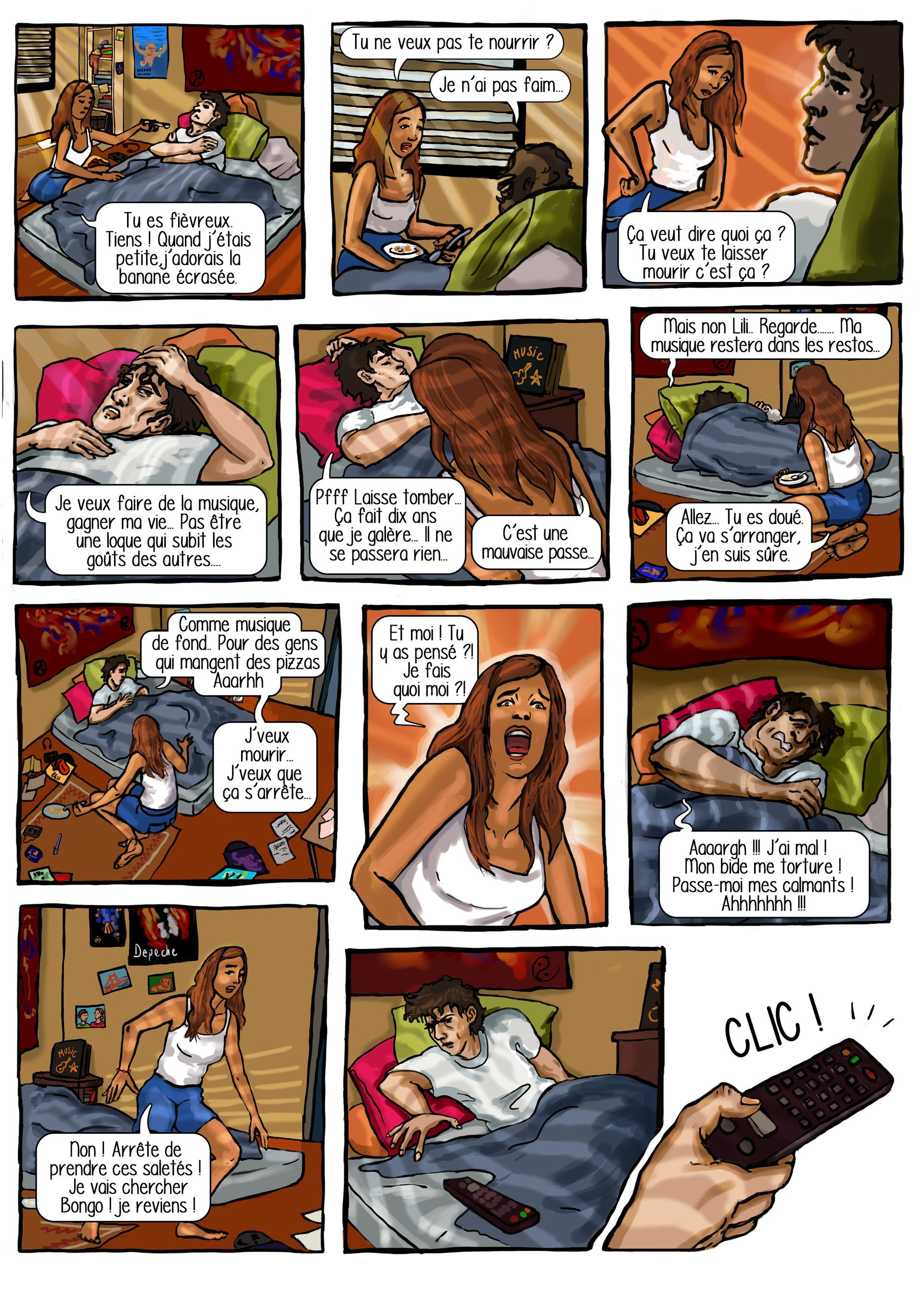 Planche de bande dessinée 