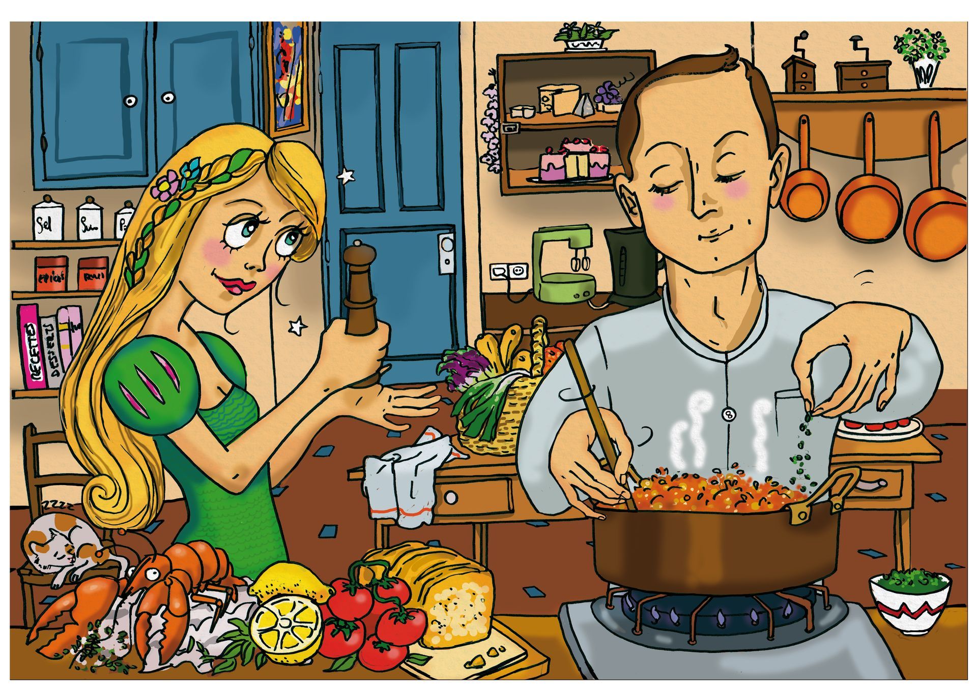 Illustration livre jeunesse 